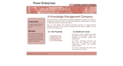Desktop Screenshot of powerenterprises.net